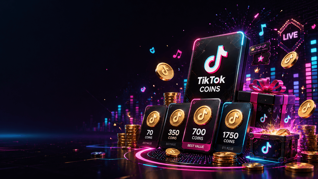 TikTok coins banner